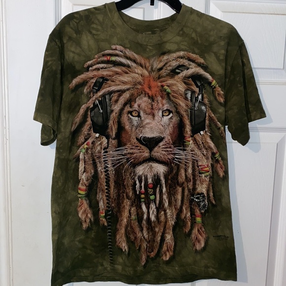 The Mountain Rasta Lion Shirt - Picture 2 of 8